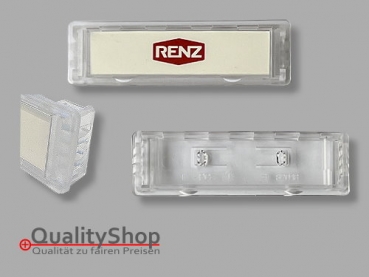 Plexiglas für Briefkasten RENZ zum Clipsen 75 x 22 mm
